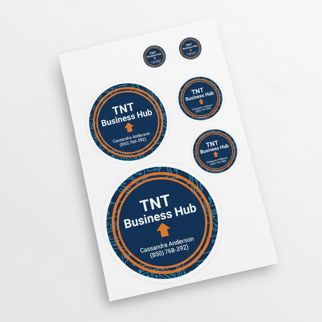 Custom Business Stickers & Decals - Promotional Marketing Materials | TNT Business Hub