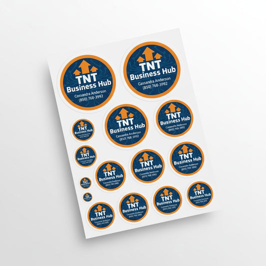 Custom Business Stickers & Decals - Promotional Marketing Materials | TNT Business Hub